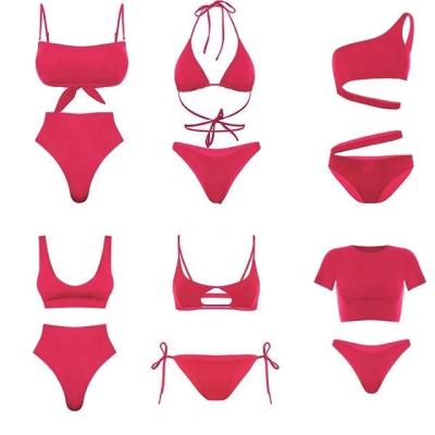 China Plus Size 2022 Manufacturer Custom Made Sexy Two Piece Bikini Swimsuit Swimwear Swimwear Women Swimwear for sale