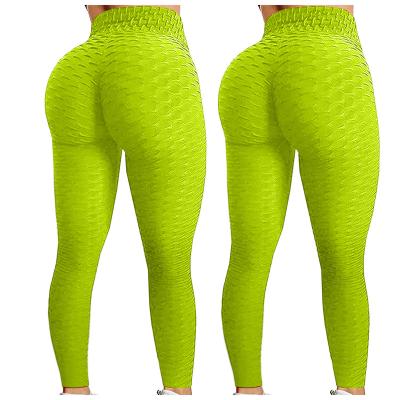 China Breathable Tiktok Leggings Cellulite Tissis Peach Butt Yoga Pants High Waist Fitness Leggings Women Workout Lift Up Leggings for sale