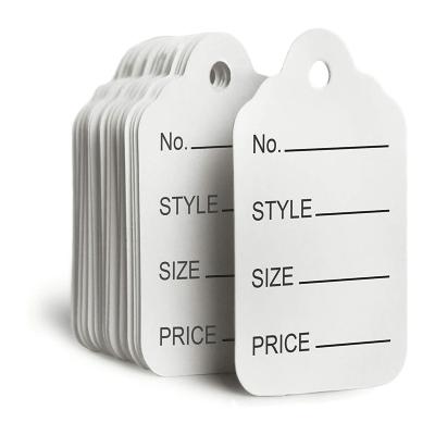 China Sustainable New Designer Custom Garment String Punch Label Clothes Hang Tag for sale