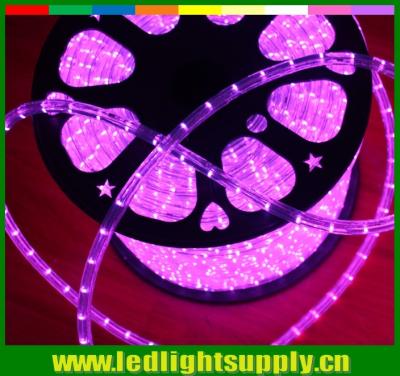 China Super bright Epistar led 220v IP65 2 wire Christmas decoration led round rope lighting for sale