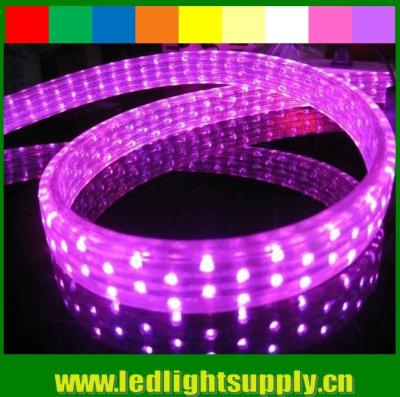 China waterproof DIP 144leds/m 5 wires flat led rope light 110v/220v for sale