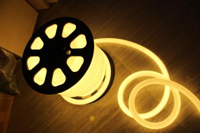 China energy saving 110v warm white led neon flex light 360 round 25m spool for house for sale