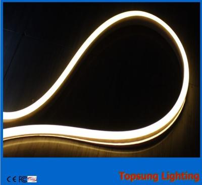 China 12v LED Strip Lights Warm White Bi-Side Neon Flex Light Waterproof for sale