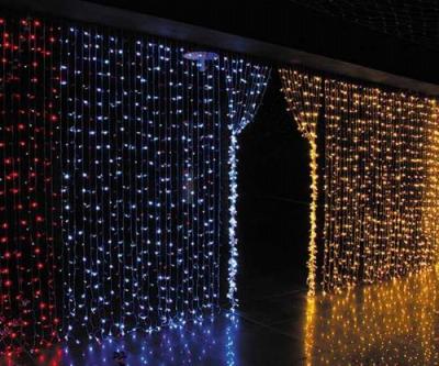 China super bright 24v fairy indoor christmas lights curtain for building for sale