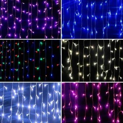 China Whole sale 110V christmas lights waterproof led solar string light outdoor icicle lights for buildings for sale