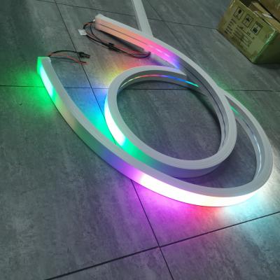 China Rgb Pixel LED Neon Dmx512 RGB Strips ruban led dmx neon flex neon rope 24v cuttableneonflex light strips for sale