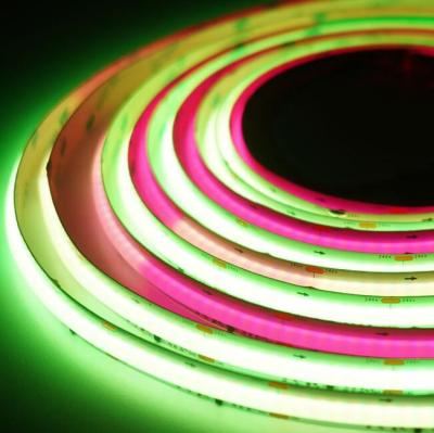 China LED Addressable RGB COB LED Light Strip cob Smart Lights Strip Light Flexible DC12V 24v ribbon strips for sale