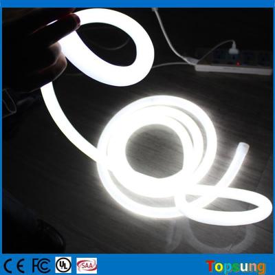 China 120v 6500k white emitting led neon flex rope lights trip ribbon tube soft hose smd 16mm mini size flexible neon for sale