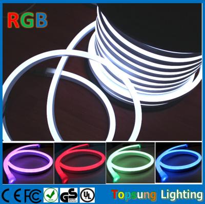 China 220V RGB  Full Color changing LED Neon Rope Flexible PVC Tube light (14*26mm) for sale