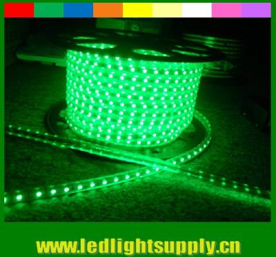 China High lumen SMD5050 220V waterproof IP65 led neon flexible strip green for sale