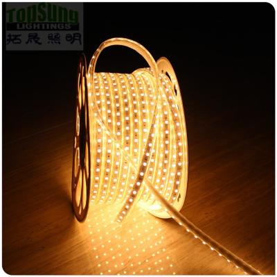 China AC ip65 tape led light  50m flexible strip 130V 5050 smd strip  60LED/m warm white for sale