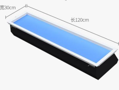 중국 1200x300mm tuya Mi TMAll APP 제어 인공 하늘 천장 조명 북쪽 하늘 빛 프로젝터 램프 판매용