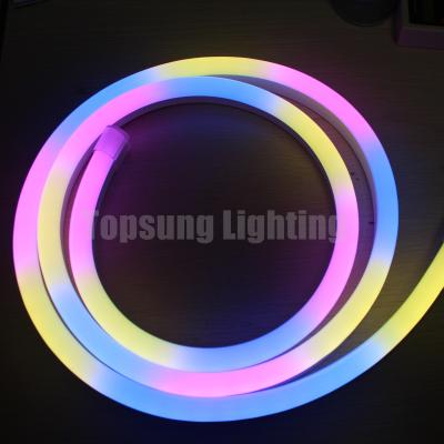 China Pretty rgb color changing 24v digital bendable led neon flex lights strip for sale