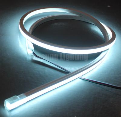 China programmable rgbw 4 chip color changing led neon rope flexible strip 24v top-view square 17x17mm for sale