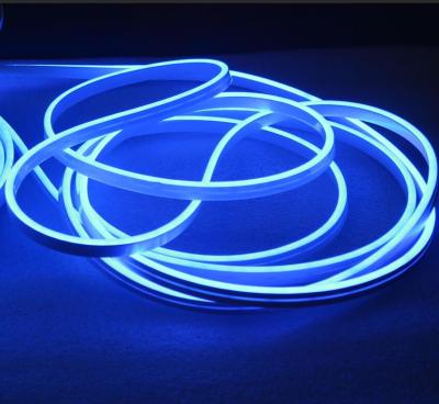 China High brightness standard and Mini neon waterproof led flexible light, led neon light 6W/m blue for sale