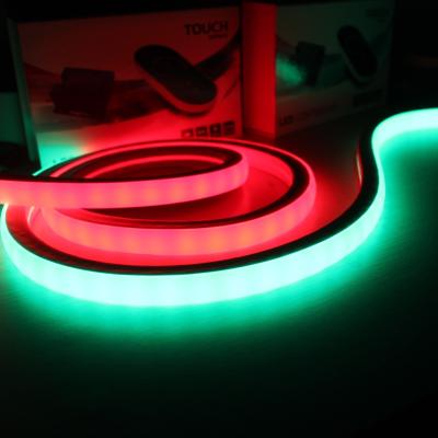 China Digital RGB Color-DMX/SPI Led Rope Light Topview neon ribbon strip square 17*17mm for sale