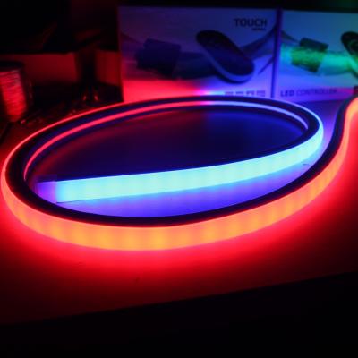 China Top View square LED Neon Flex Digital RGB Pixel Christmas Lights, rgb led neon flex 24v for sale