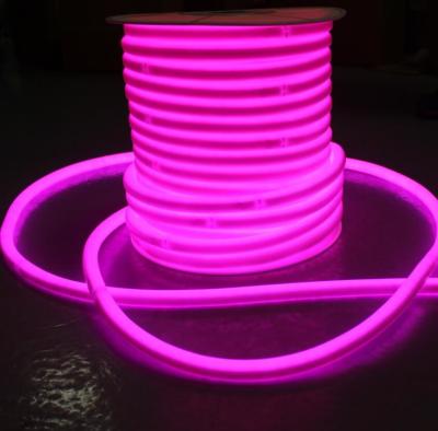 China 120v purple led neon flexible tube smd2835 120leds/m led neon flex round light 360 degree for sale