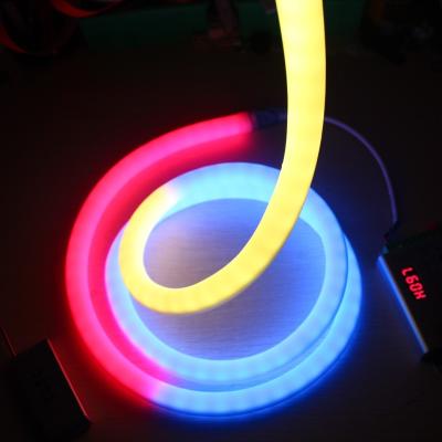 China Outdoor multi color waterproof IP65 RGB led decoration light led neon flex 360 degree strips for sale