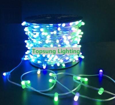 China Outdoor Icicle Lights RGB Twinkle Wedding 666 led 100m Xmas Fairy String in holiday lighting for sale