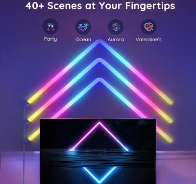 China Smart LED Pickup Light Lâmpada de sinfonia RGB Bluetooth App Control Música Rítmicas Luzes Ambientes Lâmpada de LED TV Bar à venda