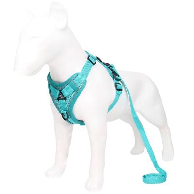 China Private Label DETACHED Waterproof Manufacturers Leads Custom Vest Wholesale Adjustable Step In Custom No Pull Dog Harness And Leash for sale