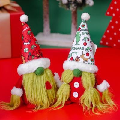 China Everyday Life Christmas Ornaments Faceless Santa Scandinavian Gnome Plush Doll Handmade Dolls Window Decorations for sale