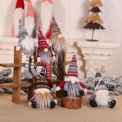 China Everyday Life Christmas Ornaments Faceless Santa Scandinavian Gnome Plush Doll Handmade Dolls Window Decorations for sale