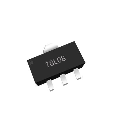 China SHIKUES 500mW 0.15A 8V Three-terminal Voltage Regulator SOT-89 SHIKUES 78L08 IC 78L08 for sale