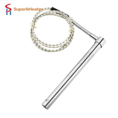 China Industry SS321/316L/310S/Incoloy600/800/825 Electric Cartridge Heater Tube Heating Element With Thermocouple for sale