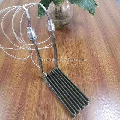 China SS304 Flat Tubular Heater And Fryer Heating Element for sale