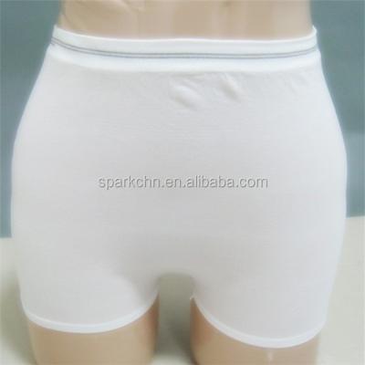 China Breathable Hospital Seamless Adult Unisex Panties for sale