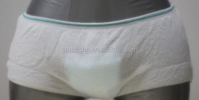 China Antibacterial Mens Washable Mesh Hospital Disposable Mesh Panties for sale