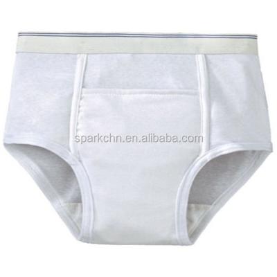 China Anti Allergy Medical Mens Underwear Boy Panties Reusable Incontinence Boxers Briefs for sale