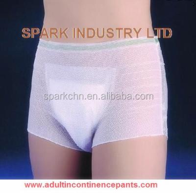 China Polyester / Spandex Attends Mesh Pants For Incontinence Pads for sale