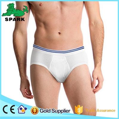 China Polyester Antibacterial Washable Mens Cotton Incontinence Briefs / Adult Mens Ultra Absorbent Briefs for sale