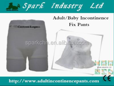 China Hospital urinary incontinence diaper pants incontinence products/knitted adult incontinence underwear for sale