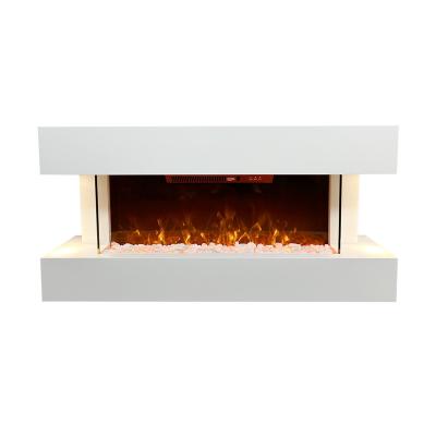 China Wholesale Indoor Electric Pebble Fuel Bed Fireplace Heater Mantel Led Decorative TV Stand Modern Fireplace for sale