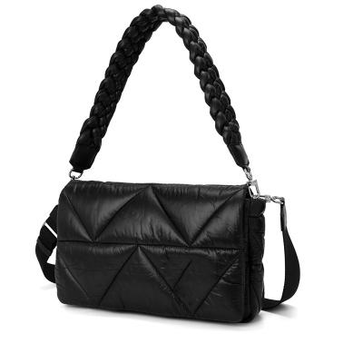 China 2023 New Fashion Style Luxury Cross Flip Up Shoulder Bag Soft Stripper Bags - Body Bags for sale