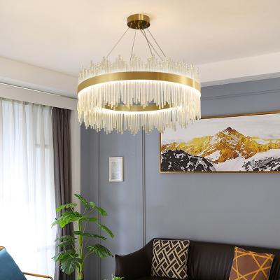 China Modern Stainless Steel Modern Luxury Crystal Lighting Irregular And Simple Living Room Lamp Dining Room And Bedroom Chandelier for sale