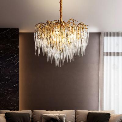 China Modern Customized Crystal Style Lamp For Living Room Modern And Minimalist Chandelier For Dining Room Bedroom Branch Shaped Lighting for sale