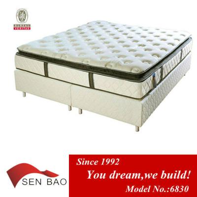 China Luxurious Home Furniture Roll Up Pocket Spring Mattress 6830# for sale