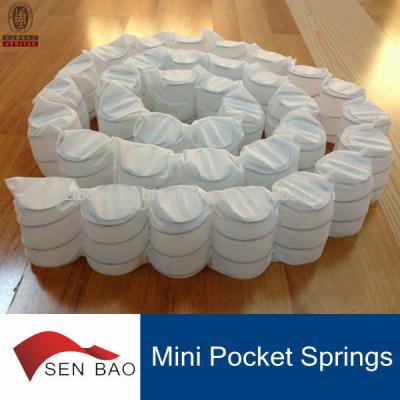 China For Various Sofas Micro Mattress And Pocket Mini Spring Coil For Mattress for sale