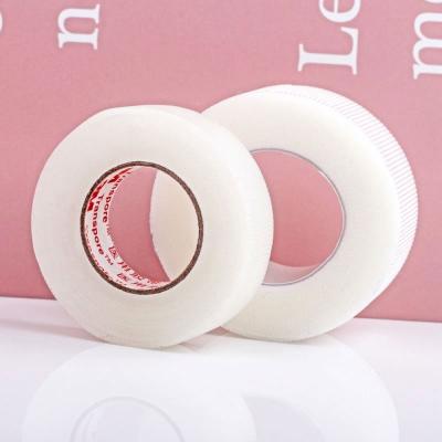 China Protect Medical Paper Tape Eyelash Extension Fiber Breathable Nonwoven Fabric Adhesive Tape For False Lashes Patch Makeup Tools for sale