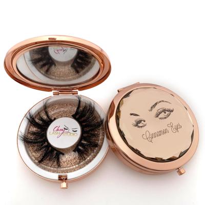 China Wholesale Custom Fluffy Handmade Eyelashes 5D Mink Eyelashes 25Mm Lashes From Mytbeauty 100% Real 5D Mink Eyelash Extra Long Mink With Perfect Radian And Natural Curl for sale