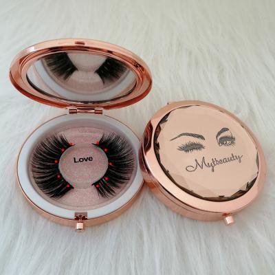 China Stick Free and Portable Mytingbeauty 3D Private Label Magnetic Eyelashes with Custom Packaging for sale