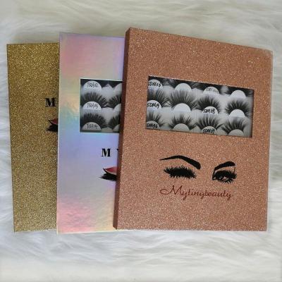 China Perfect Radian and Natural Packaging from Vendors Supplies Handmade 3D Mink Eyelashes With Paper Box Lashbook from Loop Mytingbeauty Maker for sale