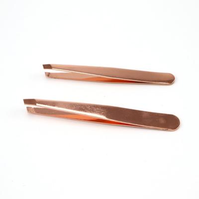 China Remove Blackhead Mytingbeauty Metal False Eyelash Applicator Best Wholesale Private Label Rose Gold Eyelash Tweezers for sale