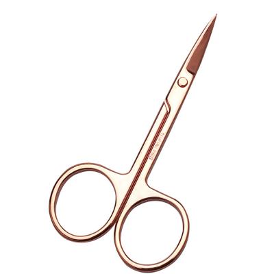 China Mytingbeauty Rose Gold Makeup Tools False Eyelash Scissors Private Label Eyebrow Scissors Stainless and Steel Portable Eyelash Tweezers for sale