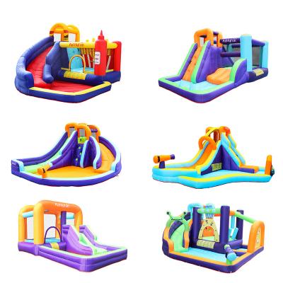 China Popular Airmyfun GSV PVC Fabric 420D+840D Inflatable Bounce House Jumping Castle Games For Kids for sale